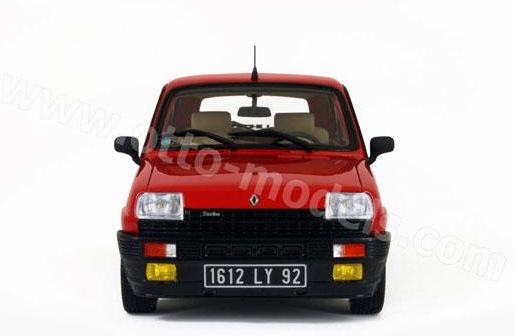 ギャラリービューアに画像をロードする, 【予約】7月頃発売予定Renaultルノー 5 Alpine Turbo 1983 /OTTO MOBILE オット 1/18 レジン ミニカー