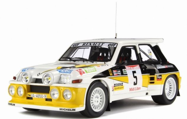 ギャラリービューアに画像をロードする, Renaultルノー 5 Maxi Turbo Rallye des Guarrigues 1986 /OTTO MOBILE オット 1/18 レジンミニカー