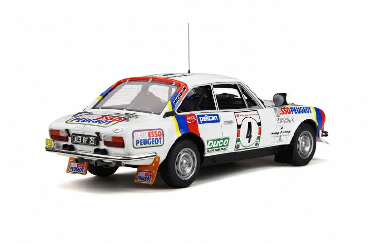 ギャラリービューアに画像をロードする, 【予約】9月以降発売予定Peugeotプジョー 504 Gr4 Coupe V6 Safari Rally 1978 /OTTOMOBILE 1/18ミニカー