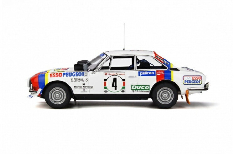 ギャラリービューアに画像をロードする, 【予約】9月以降発売予定Peugeotプジョー 504 Gr4 Coupe V6 Safari Rally 1978 /OTTOMOBILE 1/18ミニカー