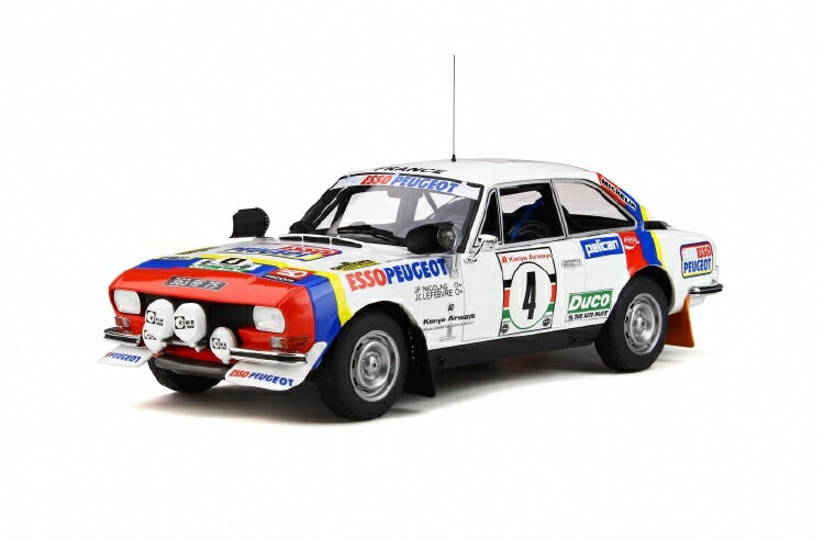 ギャラリービューアに画像をロードする, 【予約】9月以降発売予定Peugeotプジョー 504 Gr4 Coupe V6 Safari Rally 1978 /OTTOMOBILE 1/18ミニカー