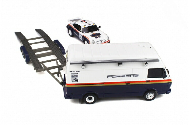 ギャラリービューアに画像をロードする, 【予約】12月以降発売予定1985 Pack Rallye 1000 Pistes 1985 Porsche 911 SC RS, white/blue / Otto models 1/18 ミニカー