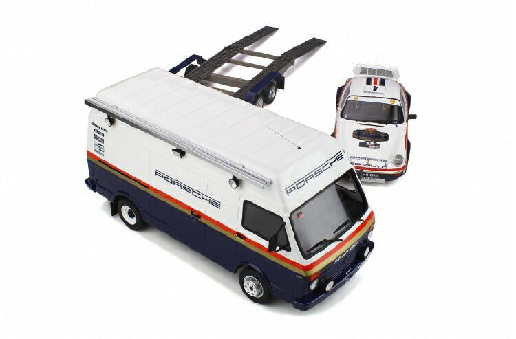 ギャラリービューアに画像をロードする, 【予約】12月以降発売予定1985 Pack Rallye 1000 Pistes 1985 Porsche 911 SC RS, white/blue / Otto models 1/18 ミニカー