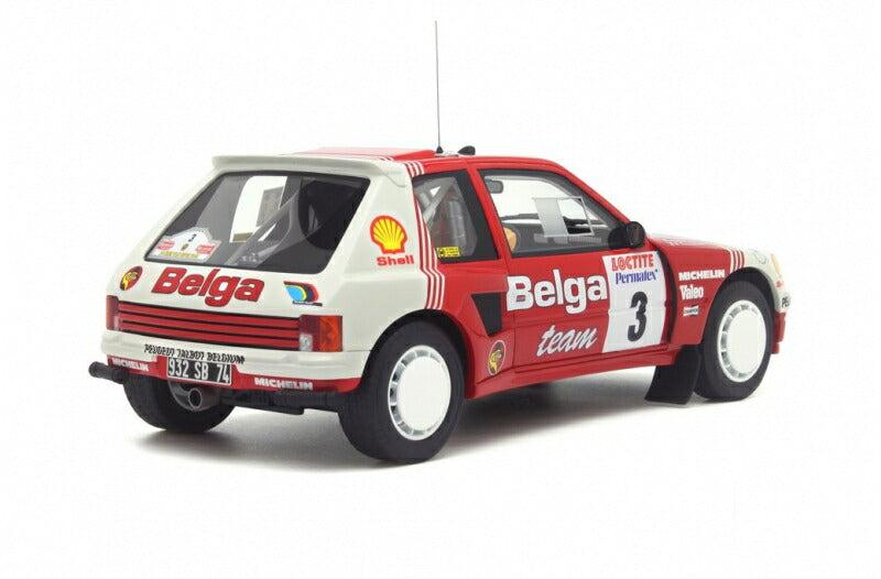 ギャラリービューアに画像をロードする, 【予約】Peugeotプジョー 205 T16 Groupe B /OTTO MOBILE オット 1/18 レジン ミニカー