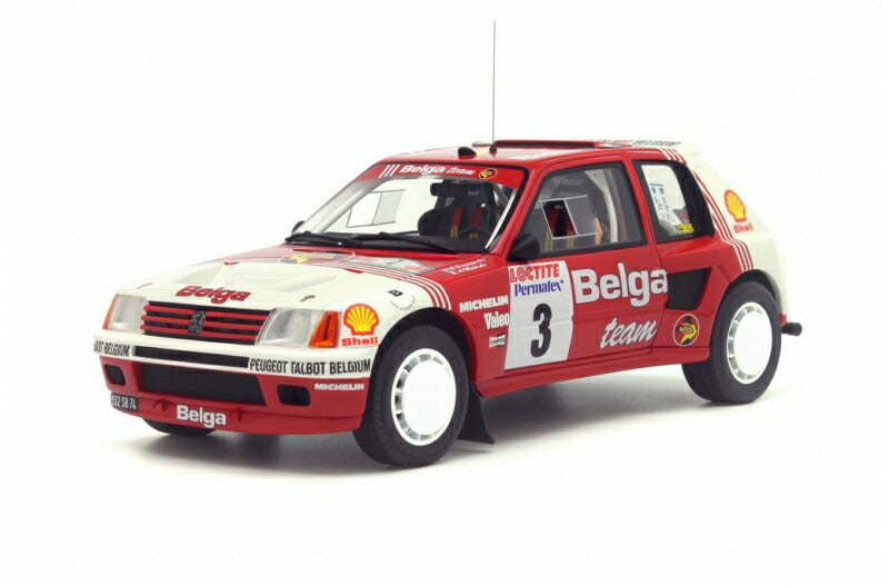 ギャラリービューアに画像をロードする, 【予約】Peugeotプジョー 205 T16 Groupe B /OTTO MOBILE オット 1/18 レジン ミニカー