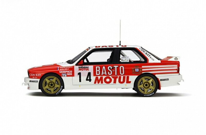 ギャラリービューアに画像をロードする, 【予約】7月以降発売予定BMW M3 E30 Tour de Corse 1989 /OTTO MOBILE オット 1/18 レジン ミニカー