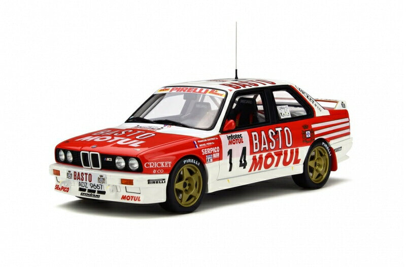 ギャラリービューアに画像をロードする, 【予約】7月以降発売予定BMW M3 E30 Tour de Corse 1989 /OTTO MOBILE オット 1/18 レジン ミニカー