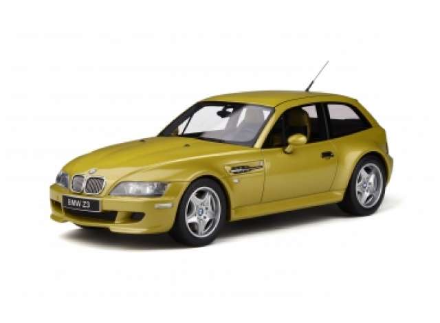 ギャラリービューアに画像をロードする, 【予約】4月以降発売予定1999 BMW Z3 M Coupe 3.2 phoenix yellow /Otto 1/18 ミニカー