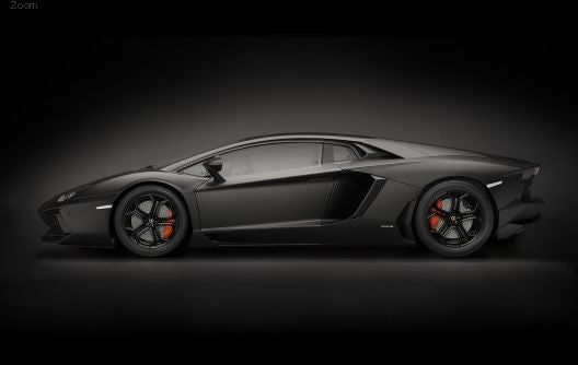 ギャラリービューアに画像をロードする, Lamborghini Aventadorランボルギーニアヴェンタドール LP 700-4 - Nero Nemesis 1/8 pocherポケール 組み立てキット ミニカー