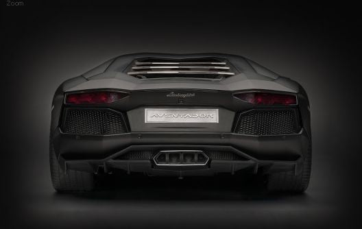 Lamborghini Aventadorランボルギーニアヴェンタドール LP 700-4 - Nero Nemesis 1/8 pocherポケール 組み立てキット ミニカー