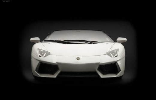 ギャラリービューアに画像をロードする, Lamborghini Aventadorランボルギーニアヴェンタドール LP 700-4 Roadster - Bianco Canopus (semi-matt metallic white) 1/8 pocherポケール 組み立てキット ミニカー