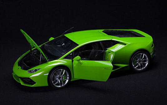 Lamborghini Huracanランボルギーニウラカン LP 610-4  Verde Mantis メタリックグリーン1/8 pocherポケール 組み立てキット ミニカー
