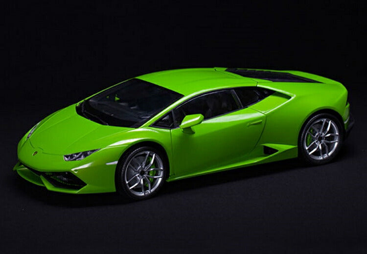 ギャラリービューアに画像をロードする, Lamborghini Huracanランボルギーニウラカン LP 610-4  Verde Mantis メタリックグリーン1/8 pocherポケール 組み立てキット ミニカー

