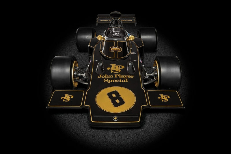 ギャラリービューアに画像をロードする, Lotus 72D - 1972 British GP - Emerson Fittipaldi /Pocher 1/8 組み立てキットミニカー