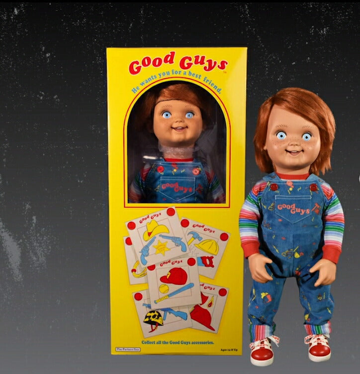 ギャラリービューアに画像をロードする, チャッキー チャイルドプレイ2 等身大ドール 人形 GOOD GUYS DOLL オフィシャルライセンス