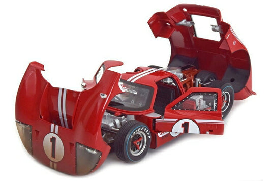 1967 Ford GT MK IV #1 Red DIRTY VERSION LeMans 24 Hour Winnerルマン24時間 優勝 /Shelby Collectibles 1/18 ミニカー