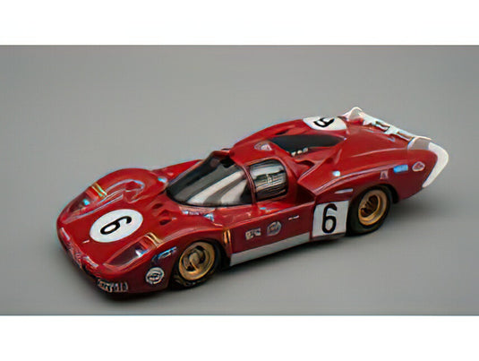 FERRARI 512S 5.0L V12 SEFAC SPA N 6 24h LE MANS 1970 IGNAZIO GIUNTI /Tecno 1/43ミニカー