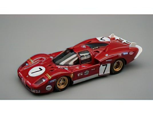 FERRARI 512S 5.0L V12 SEFAC SPA N 7 24h LE MANS 1970 DEREK BELL /Tecno 1/43ミニカー