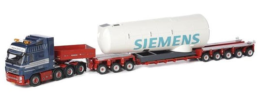 Mammoetマムート Volvo 8x4 + トレーラー + Turbine トラック /Ttekno 1/50 建設機械模型 ミニカー