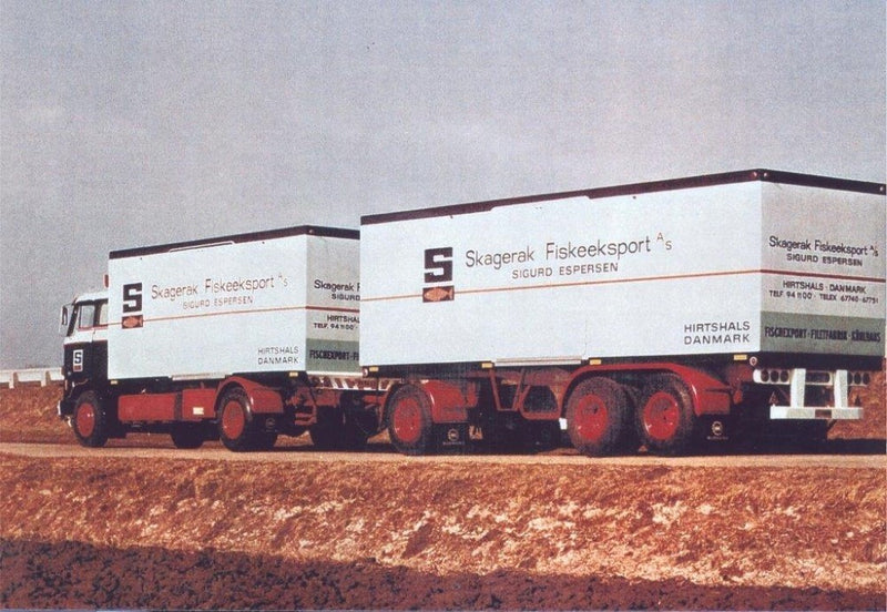 ギャラリービューアに画像をロードする, 【予約】4-6月以降発売予定Skagerak Fiskeeksport A/S Volvo F89 riged truck 6x2トラック 建設機械模型 工事車両 TEKNO 1/50 ミニチュア