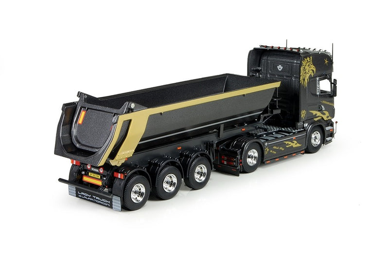 ギャラリービューアに画像をロードする, Bovecchi Scaniaスカニア R-serie Topline 3軸 tipper trailer トラック Teknoテクノ 建設機械模型 工事車両 1/50 ミニチュア