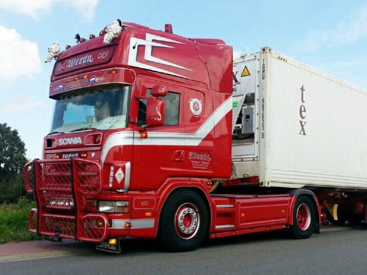 ギャラリービューアに画像をロードする, 【予約】10-12月以降発売予定Weeda Scaniaスカニア 4-serie Topline avec 3軸 semi-remorque avec rideaux coulissantesトレーラー 建設機械模型 工事車両TEKNO 1/50 ミニチュア