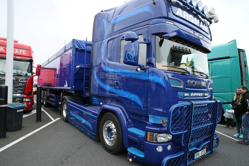 ギャラリービューアに画像をロードする, 【予約】4-6月以降発売予定Argman Scaniaスカニア R-streamline Topline 4x2 with Stas tipperトラック 建設機械模型 工事車両 TEKNO 1/50 ミニチュア