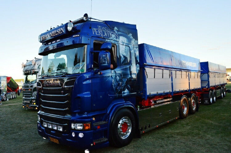 ギャラリービューアに画像をロードする, 【予約】2019年4-6月以降発売予定Scania Highline rigid truck with trailerトラック /建設機械模型 工事車両 TEKNO 1/50 ミニチュア