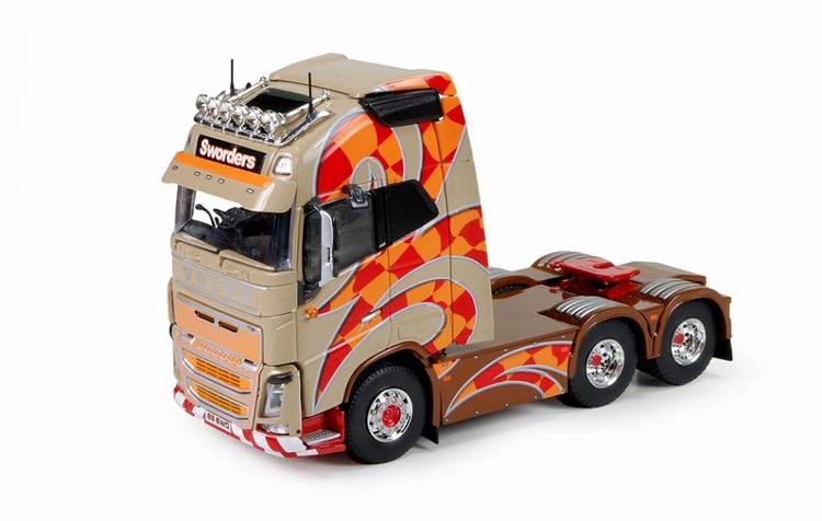 ギャラリービューアに画像をロードする, Sworders Volvo FH04 Globetrotter XL 6x2 トラック トラクタヘッド Teknoテクノ 建設機械模型 工事車両 1/50 ミニチュア