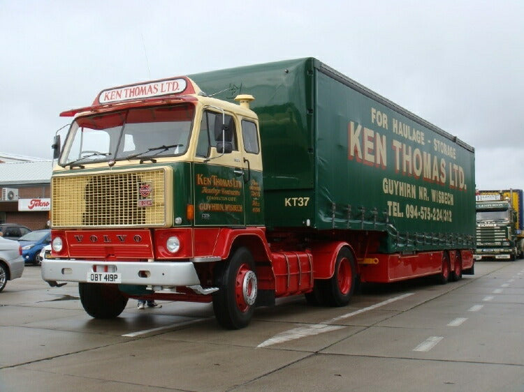 ギャラリービューアに画像をロードする, 【予約】10-12月以降発売予定Thomas, Ken Volvo F88 with classic resin カーテンサイダーセミトレーラートラック 建設機械模型 工事車両TEKNO 1/50 ミニチュア