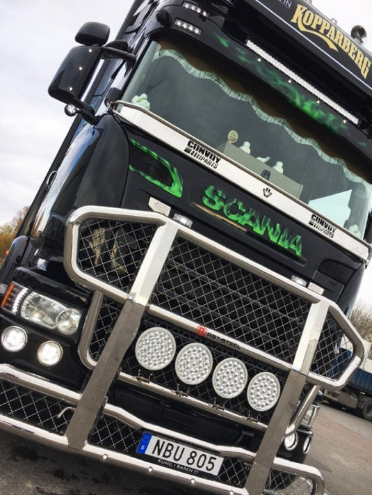 【予約】4-6月以降発売予定Kopparbergs Scaniaスカニア Topline rigid truck with 5 axle Swedish trailerトラック 建設機械模型 工事車両 TEKNO 1/50 ミニチュア