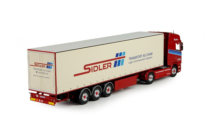 ギャラリービューアに画像をロードする, Sidler Scaniaスカニア S-serie Highline リーファー セミトレーラートラック Teknoテクノ 建設機械模型 工事車両 1/50 ミニチュア