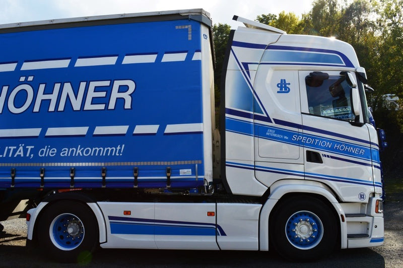 ギャラリービューアに画像をロードする, 【予約】4-6月以降発売予定Hohner Scaniaスカニア S-serie Highline with curtainside semitrailerトラック 建設機械模型 工事車両 TEKNO 1/50 ミニチュア