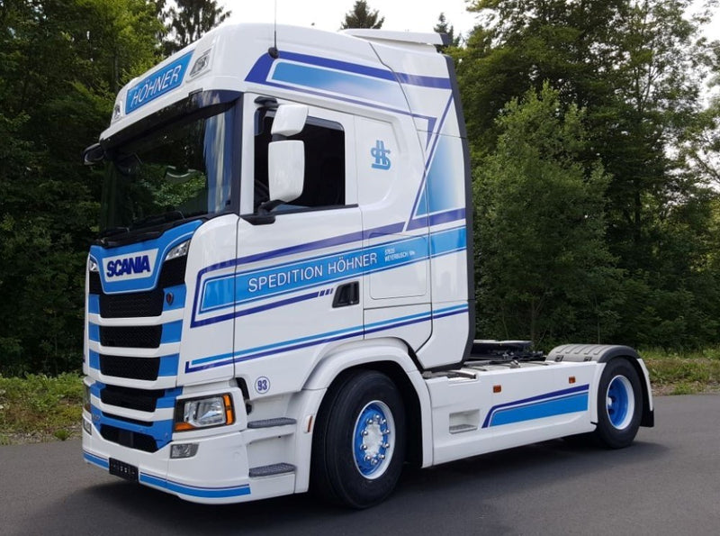 ギャラリービューアに画像をロードする, 【予約】4-6月以降発売予定Hohner Scaniaスカニア S-serie Highline with curtainside semitrailerトラック 建設機械模型 工事車両 TEKNO 1/50 ミニチュア