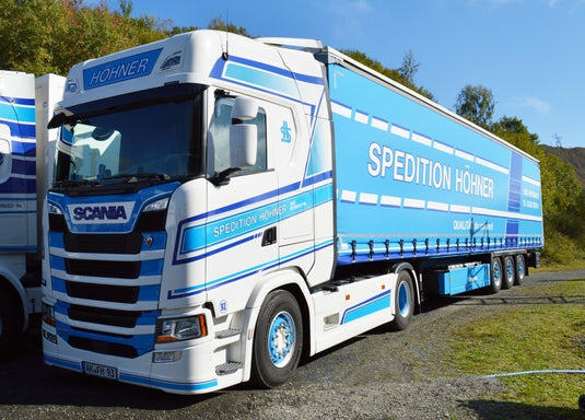 【予約】4-6月以降発売予定Hohner Scaniaスカニア S-serie Highline with curtainside semitrailerトラック 建設機械模型 工事車両 TEKNO 1/50 ミニチュア