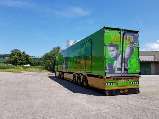 【予約】4-6月以降発売予定M?ller Scaniaスカニア S-serie Highline with リーファートレーラートラック 建設機械模型 工事車両 TEKNO 1/50 ミニチュア