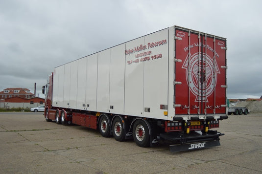 【予約】4-6月以降発売予定Moller, Hejne Scaniaスカニア S-serie Highline 6x2 with 3 axle reefer trailerトラック 建設機械模型 工事車両 TEKNO 1/50 ミニチュア