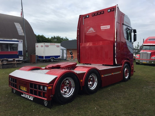 【予約】4-6月以降発売予定Moller, Hejne Scaniaスカニア S-serie Highline 6x2 with 3 axle reefer trailerトラック 建設機械模型 工事車両 TEKNO 1/50 ミニチュア