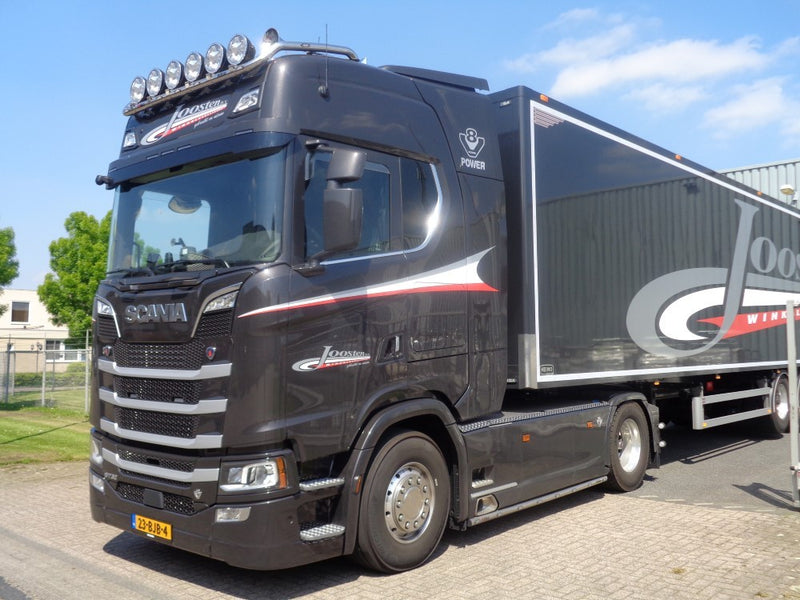 ギャラリービューアに画像をロードする, 【予約】2018年1-3月以降発売予定Joosten Scaniaスカニア S730 with box semiトレーラートラック 建設機械模型 工事車両 TEKNO 1/50 ミニチュア