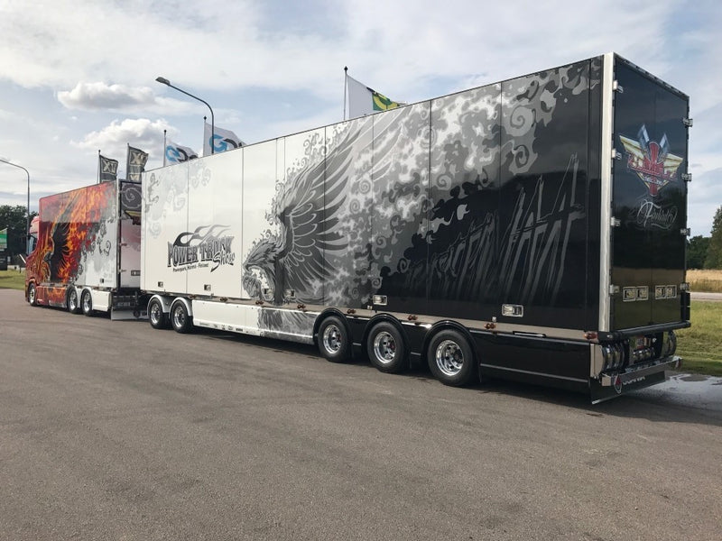 ギャラリービューアに画像をロードする, 【予約】4-6月以降発売予定Ristimaa Firebird Scaniaスカニア S-serie Highline Swedish combinationトラック 建設機械模型 工事車両 TEKNO 1/50 ミニチュア