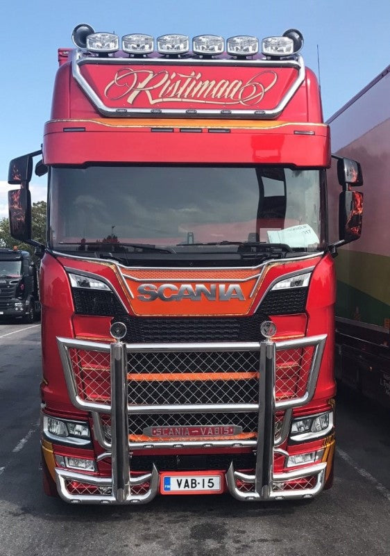 ギャラリービューアに画像をロードする, 【予約】4-6月以降発売予定Ristimaa Firebird Scaniaスカニア S-serie Highline Swedish combinationトラック 建設機械模型 工事車両 TEKNO 1/50 ミニチュア