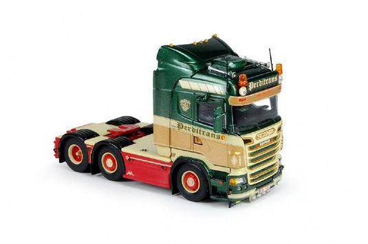 Perditrans Scaniaスカニア R-serie Highlline 6x2トラクタ 建設機械模型 工事車両 TEKNO 1/50 ミニチュア