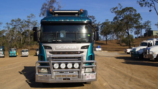 【予約】4-6月以降発売予定Waterson Scaniaスカニア R-serie 6x4 with 3-axle semi Goldhoferトラック 建設機械模型 工事車両 TEKNO 1/50 ミニチュア