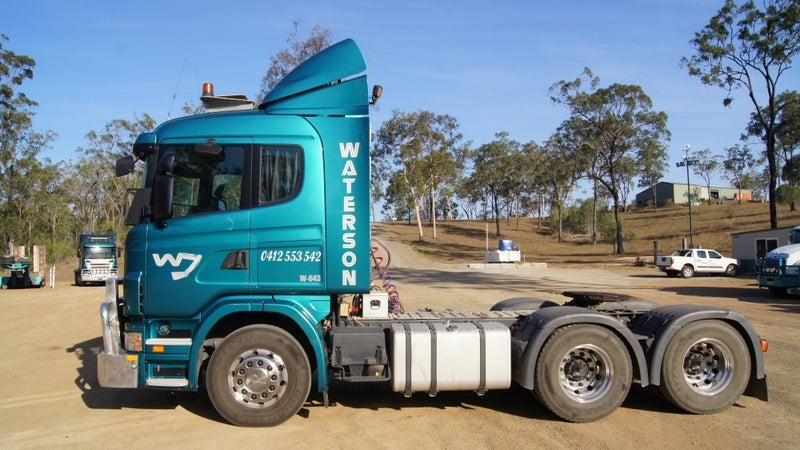 ギャラリービューアに画像をロードする, 【予約】4-6月以降発売予定Waterson Scaniaスカニア R-serie 6x4 with 3-axle semi Goldhoferトラック 建設機械模型 工事車両 TEKNO 1/50 ミニチュア