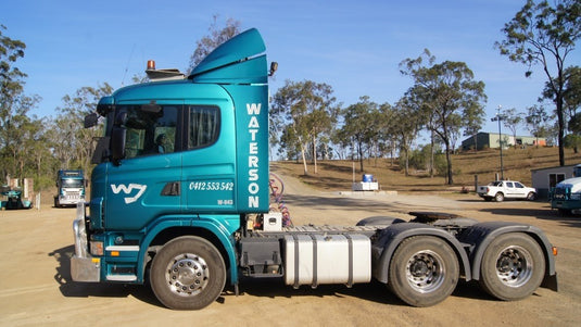 【予約】4-6月以降発売予定Waterson Scaniaスカニア R-serie 6x4 with 3-axle semi Goldhoferトラック 建設機械模型 工事車両 TEKNO 1/50 ミニチュア