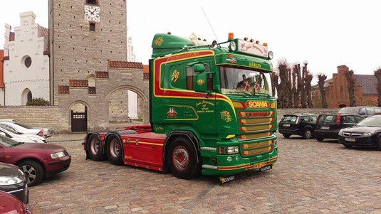 【予約】4-6月以降発売予定J?rgensen, John Scaniaスカニア R-serie Streamline 6x2トラクタ 建設機械模型 工事車両 TEKNO 1/50 ミニチュア