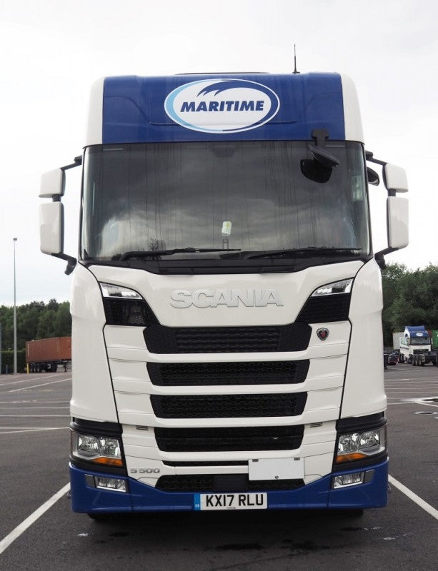 ギャラリービューアに画像をロードする, 【予約】4-6月以降発売予定Maritime Scaniaスカニア R-serie Nex Gen with curtainside semitrailerトラック 建設機械模型 工事車両 TEKNO 1/50 ミニチュア