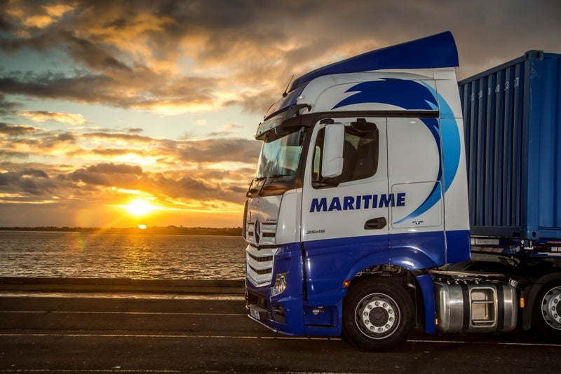 ギャラリービューアに画像をロードする, 【予約】4-6月以降発売予定Maritime Mercedes Bigspace with containertrailerトラック 建設機械模型 工事車両 TEKNO 1/50 ミニチュア