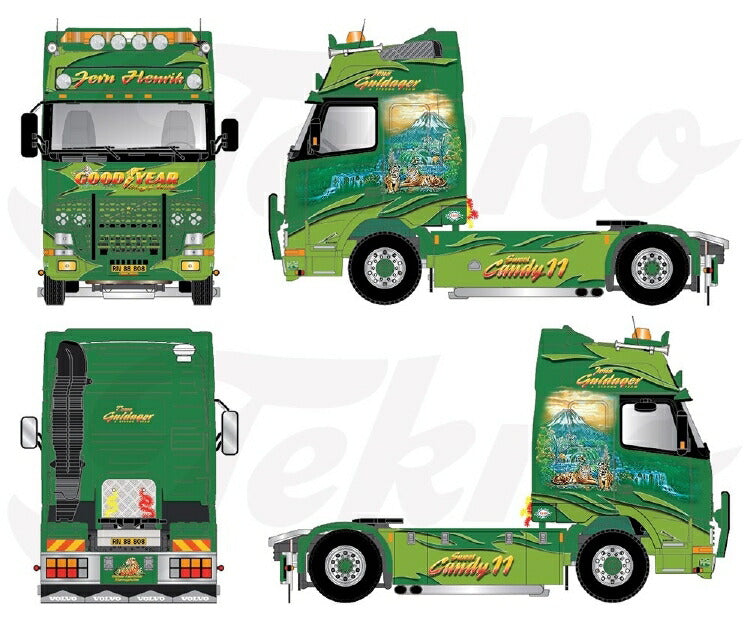 ギャラリービューアに画像をロードする, 【予約】2021年1月-3月以降発売予定Guldager Sweet Candy 11 Volvo FH01 Globetrotter XL