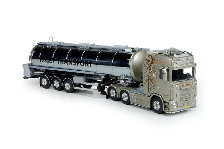 ギャラリービューアに画像をロードする, Riget Scaniaスカニア S-serie with tanktrailerトレーラー 建設機械模型 工事車両TEKNO 1/50 ミニチュア